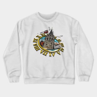 istanbul digital illustration, Collage art, City concept. Crewneck Sweatshirt